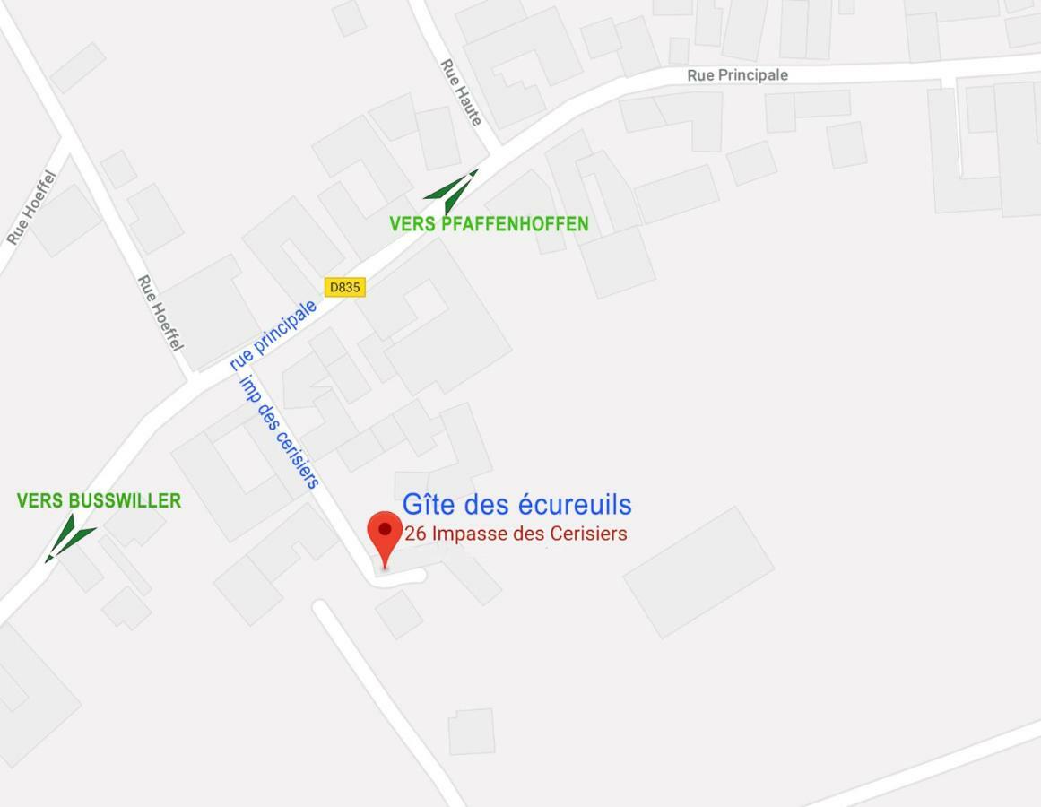 Le Gite Des Ecureuils Schalkendorf Zewnętrze zdjęcie